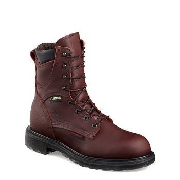 Red Wing SuperSole 2.0 8-inch Soft Toe - Hnede Nepremokave Topanky Panske, RW174SK